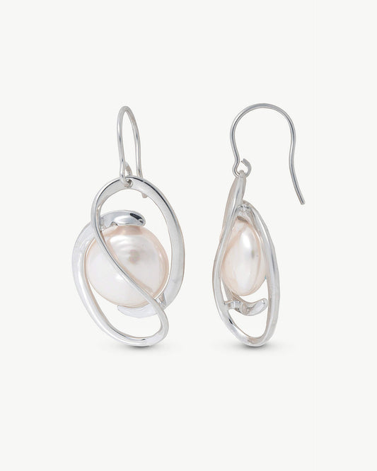 Pearl Earrings Corcega