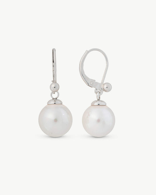 Hoop and Pearl Earrings Nuada