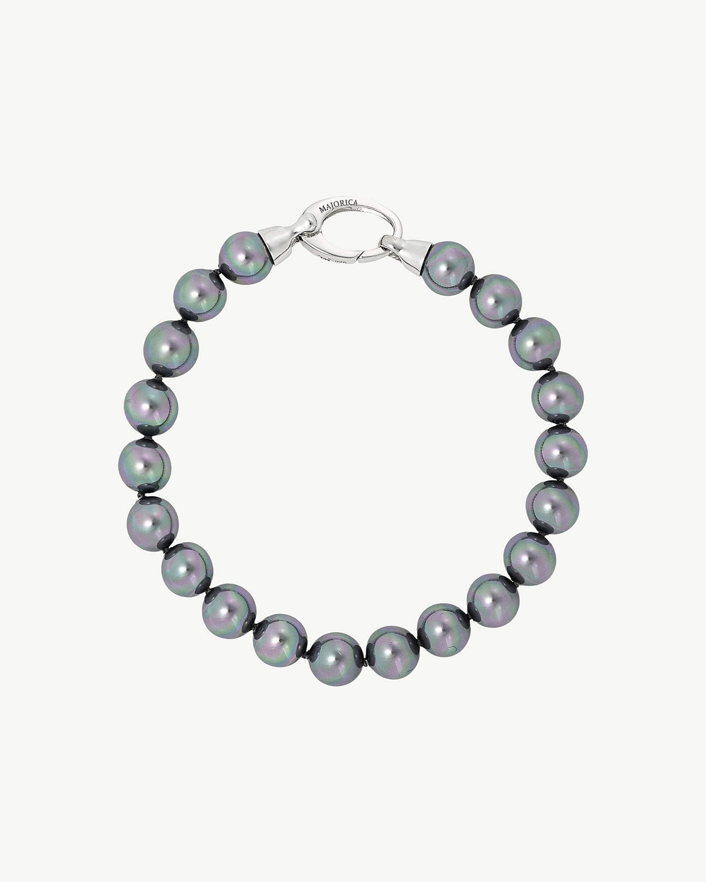 8mm Gray Pearl Bracelet Lyra