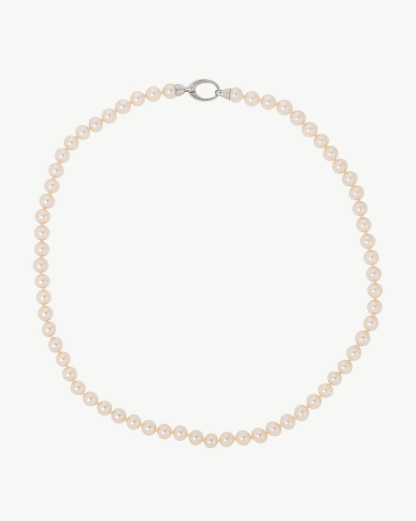 7mm Golden Pearl Necklace Lyra