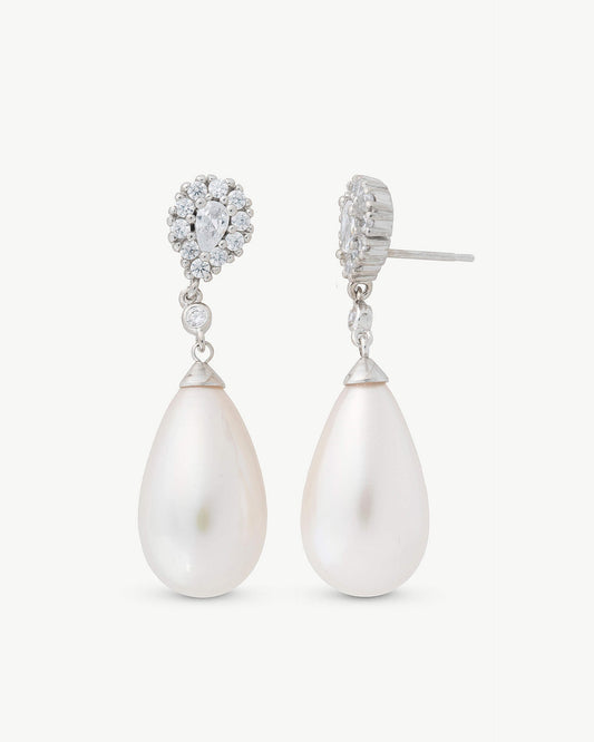 Pearl Drop Earrings Exquisite