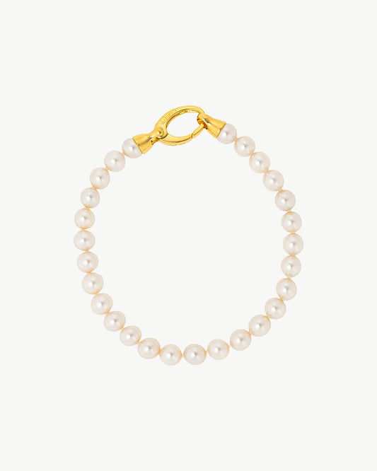 6mm Golden Pearl Bracelet Lyra