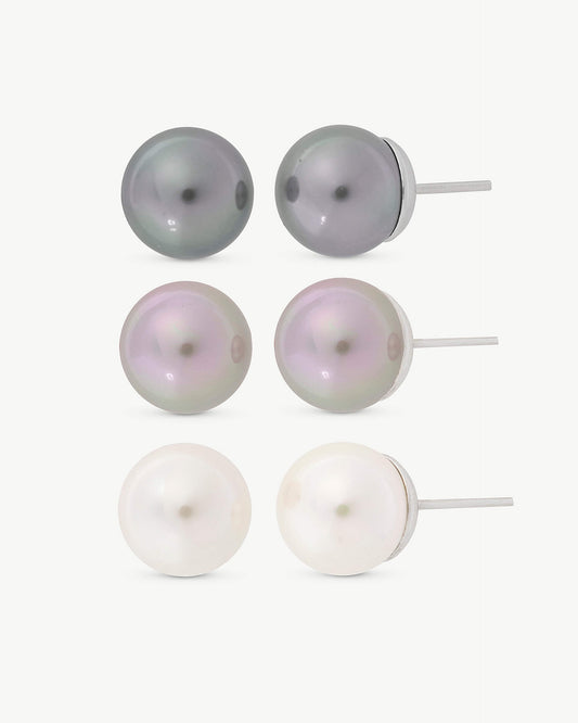 Pearl Earrings Set Lyra