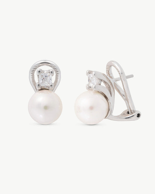 8mm Pearl Earrings Selene