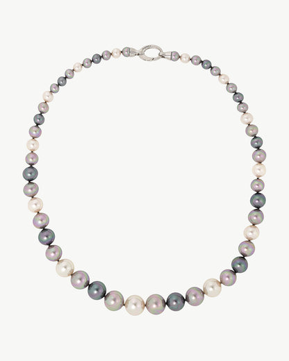 Pearl Necklace 6-12mm Multicolor Lyra