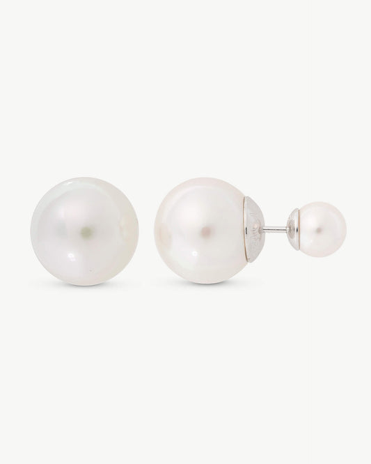 Pearl Earrings 8 and 14 mm Polar