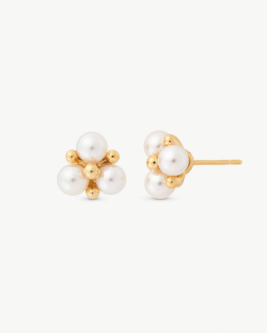 Golden Pearl Earrings Vega