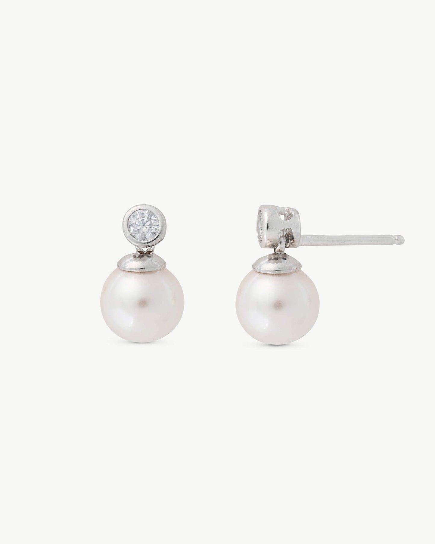 6mm Pearl Earrings Selene