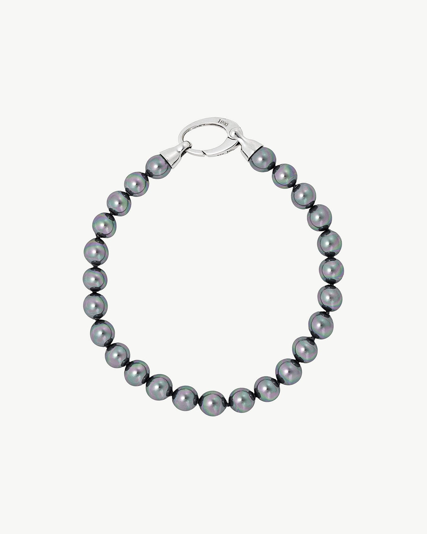 6mm Gray Pearl Bracelet Lyra