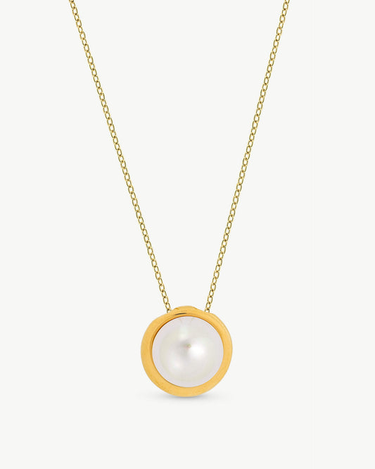 Golden Pearl Necklace Margot