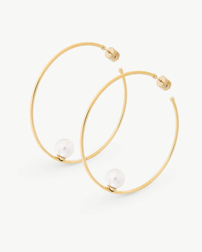 Golden Hoop Earrings Marianela