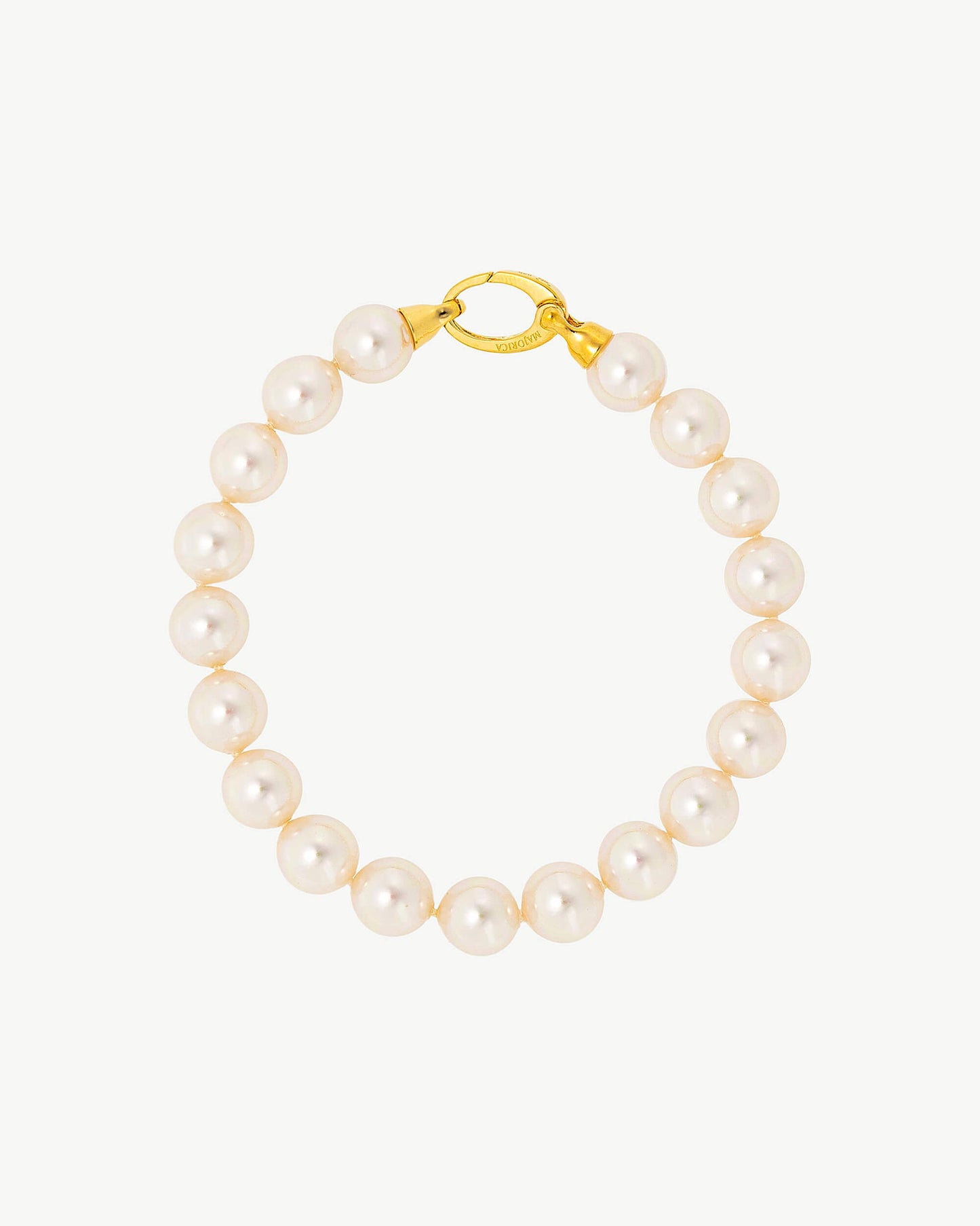 10mm Golden Pearl Bracelet Lyra