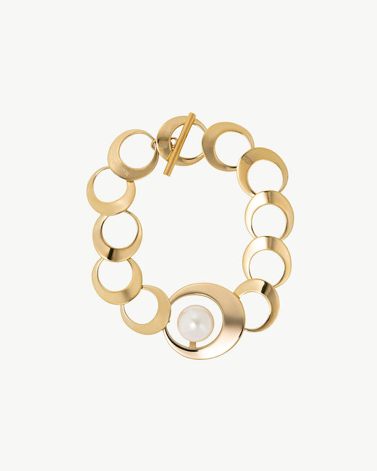 Golden Pearl Bracelet Petra