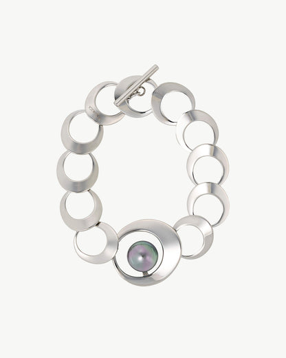 Gray Pearl Bracelet Petra